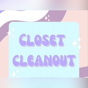 Closet Cleanout!!!